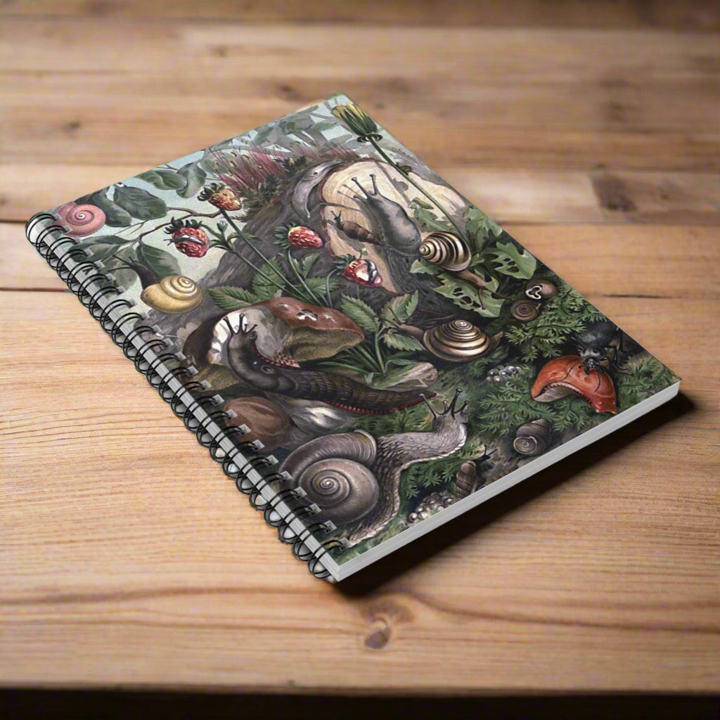 Spiral Notebook - Snails