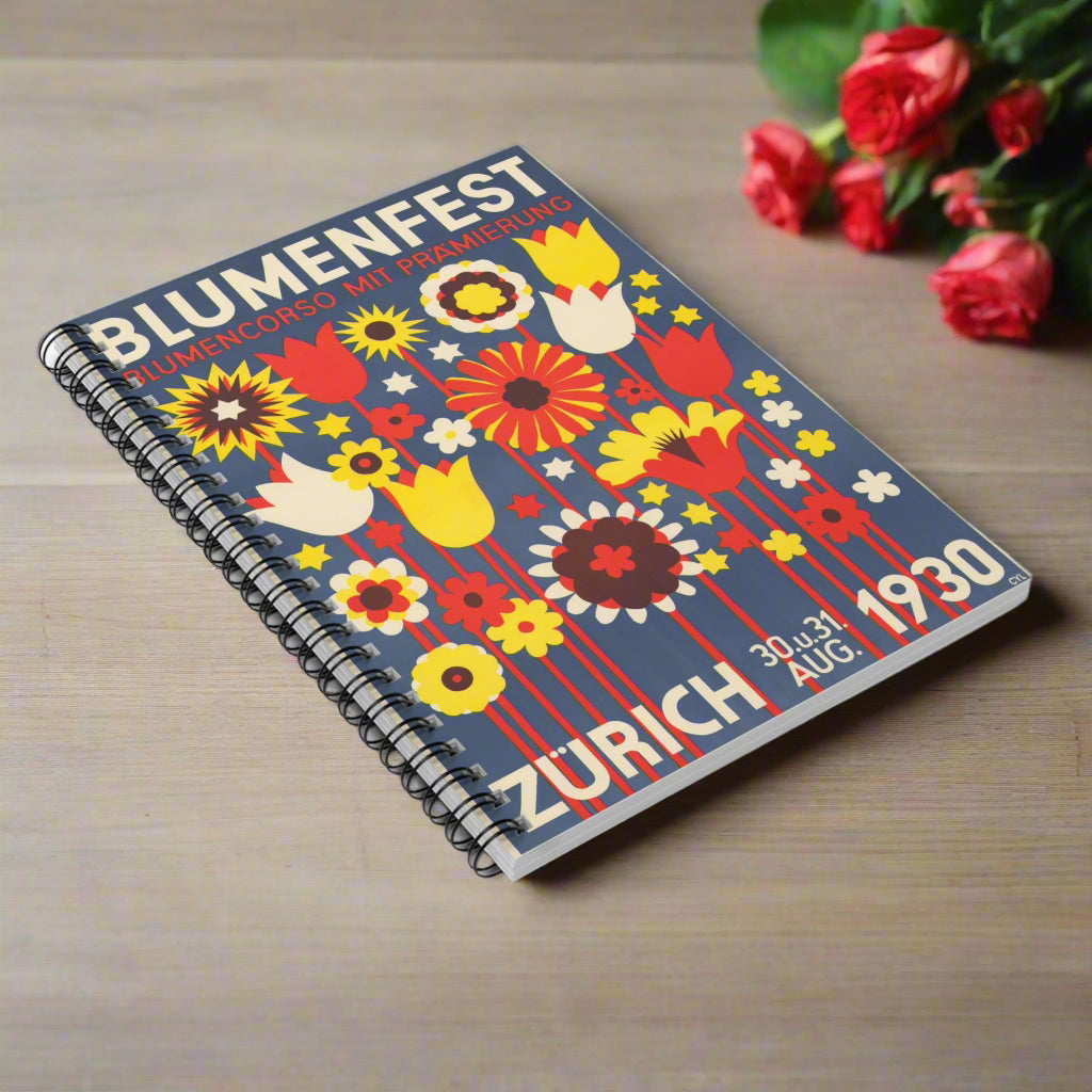 Spiral Notebook - Flower Festival