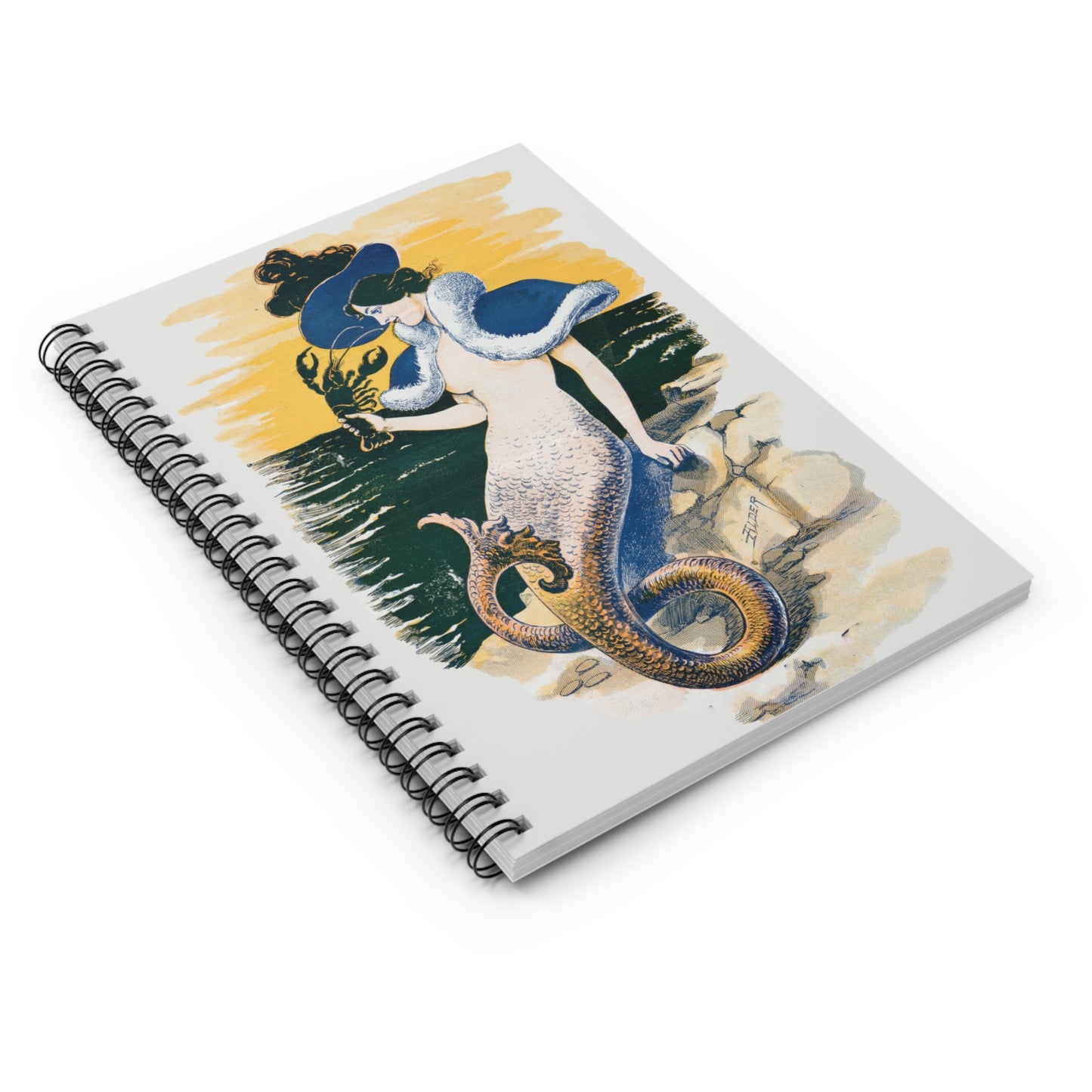 Spiral Notebook - Lobster lady