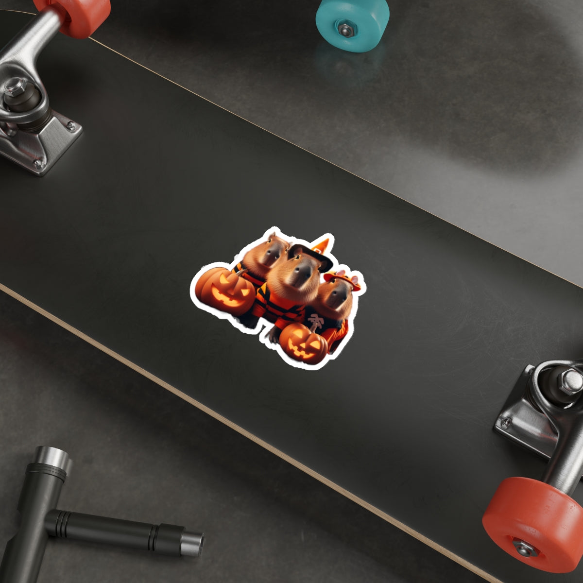 Stickers, Halloween capybara