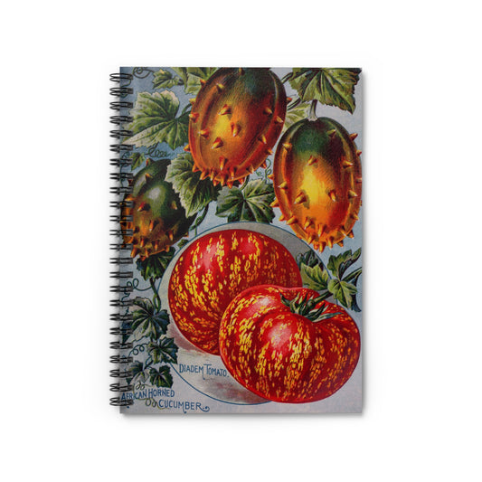 Spiral Notebook - African horned tomato