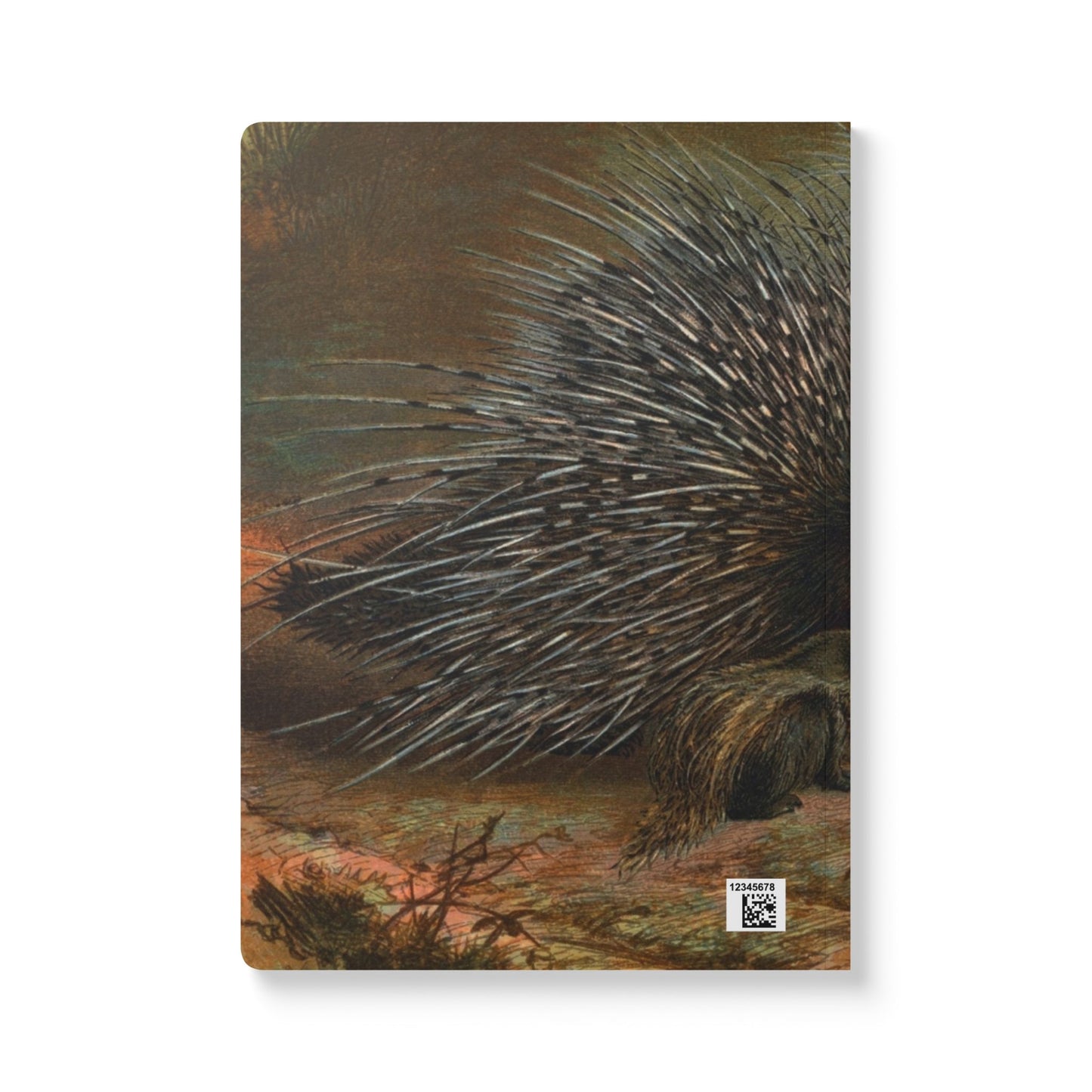 Softcover Journal - vintage porcupine