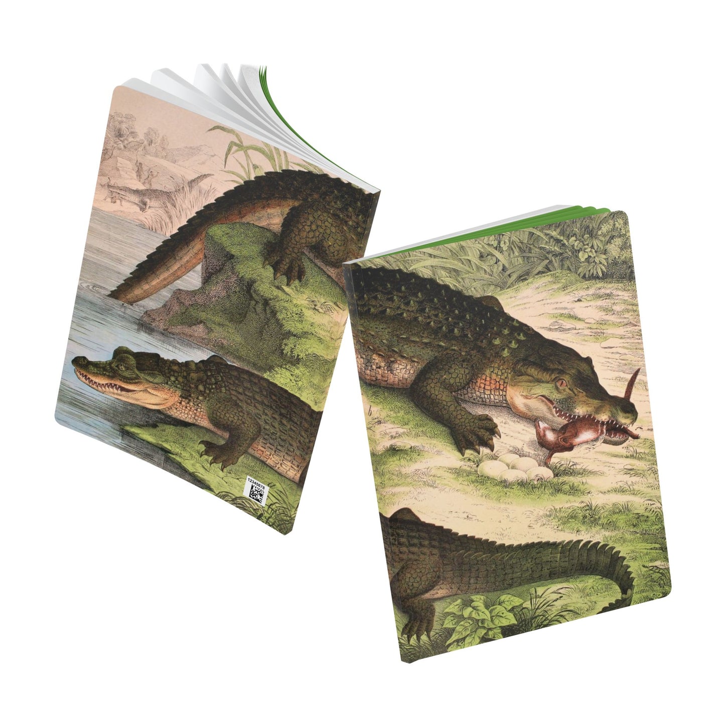 Softcover Journal - vintage alligator