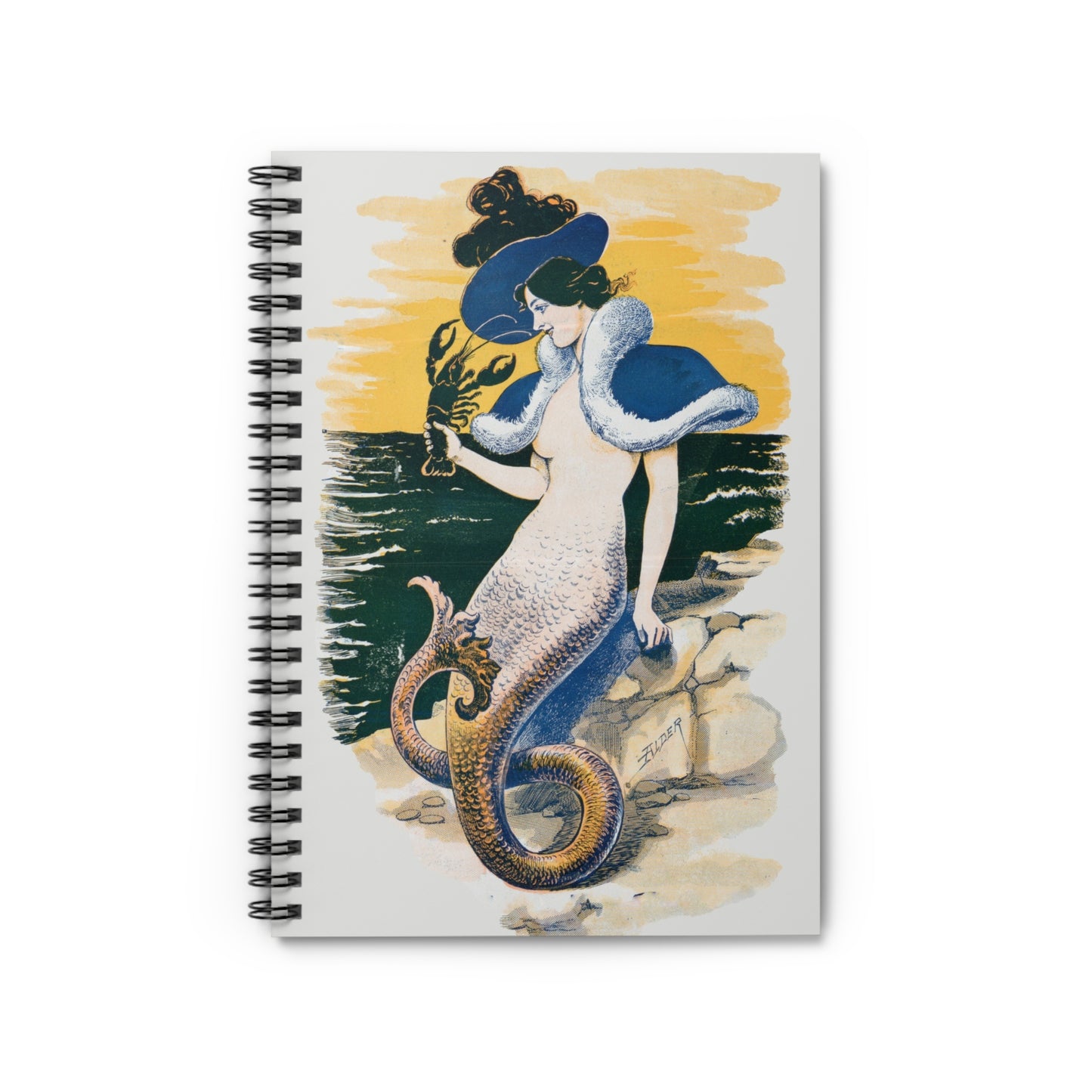 Spiral Notebook - Lobster lady