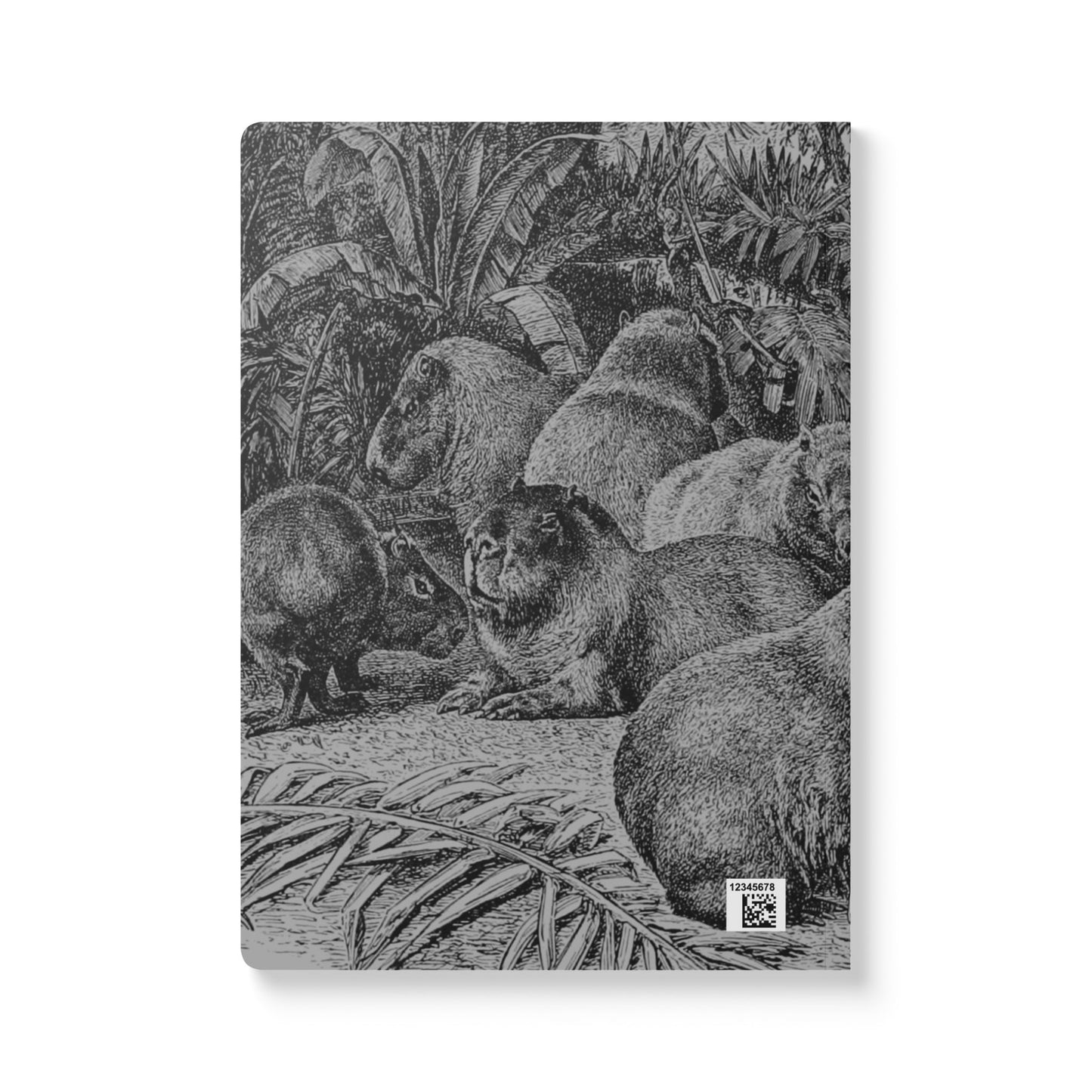 Softcover Journal - vintage capybara illustration
