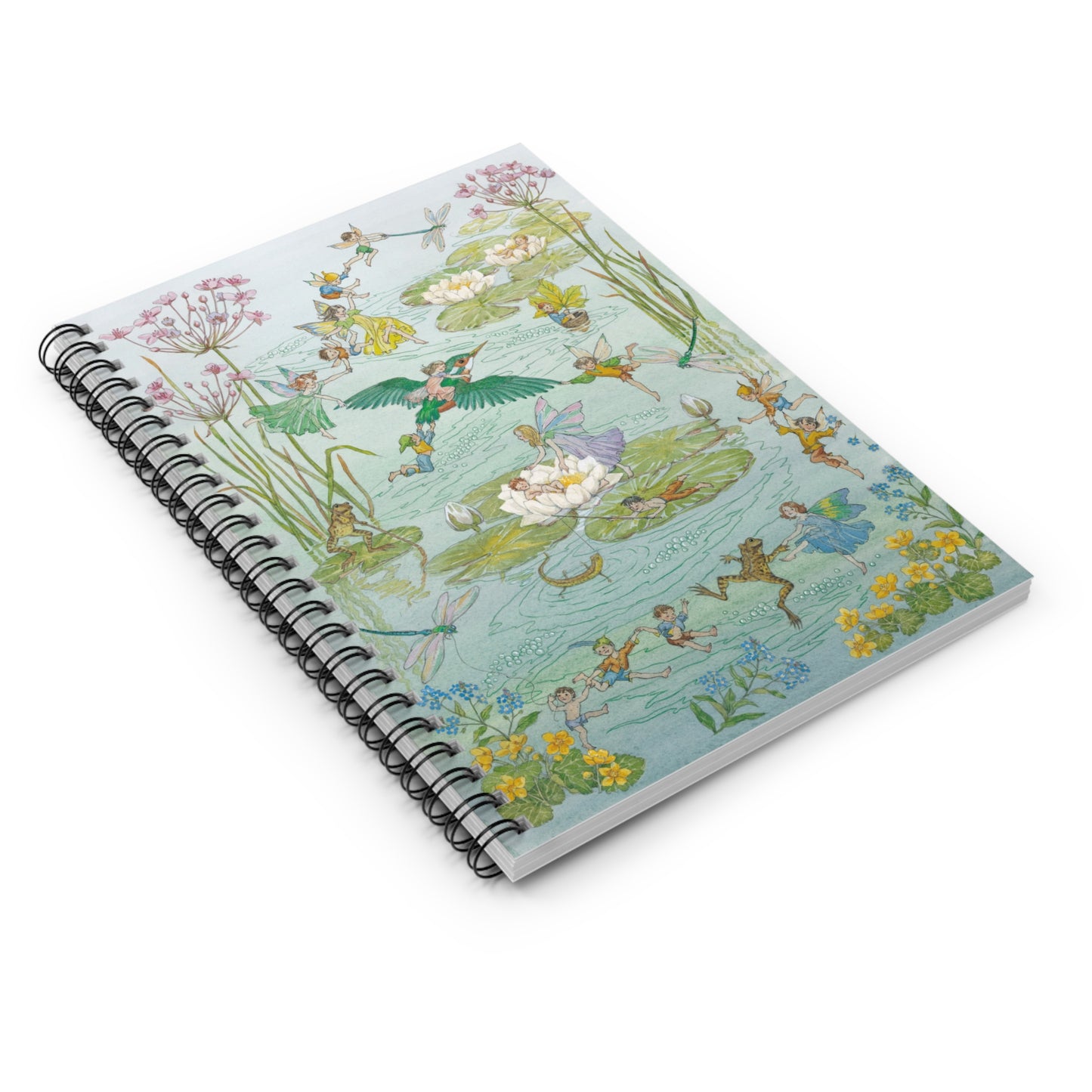 Spiral Notebook - Waterlily Fairies