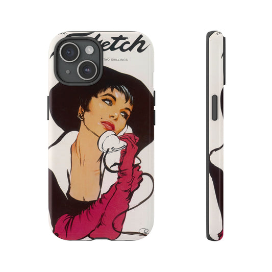iPhone 15 Case - Pin Up, The Sketch