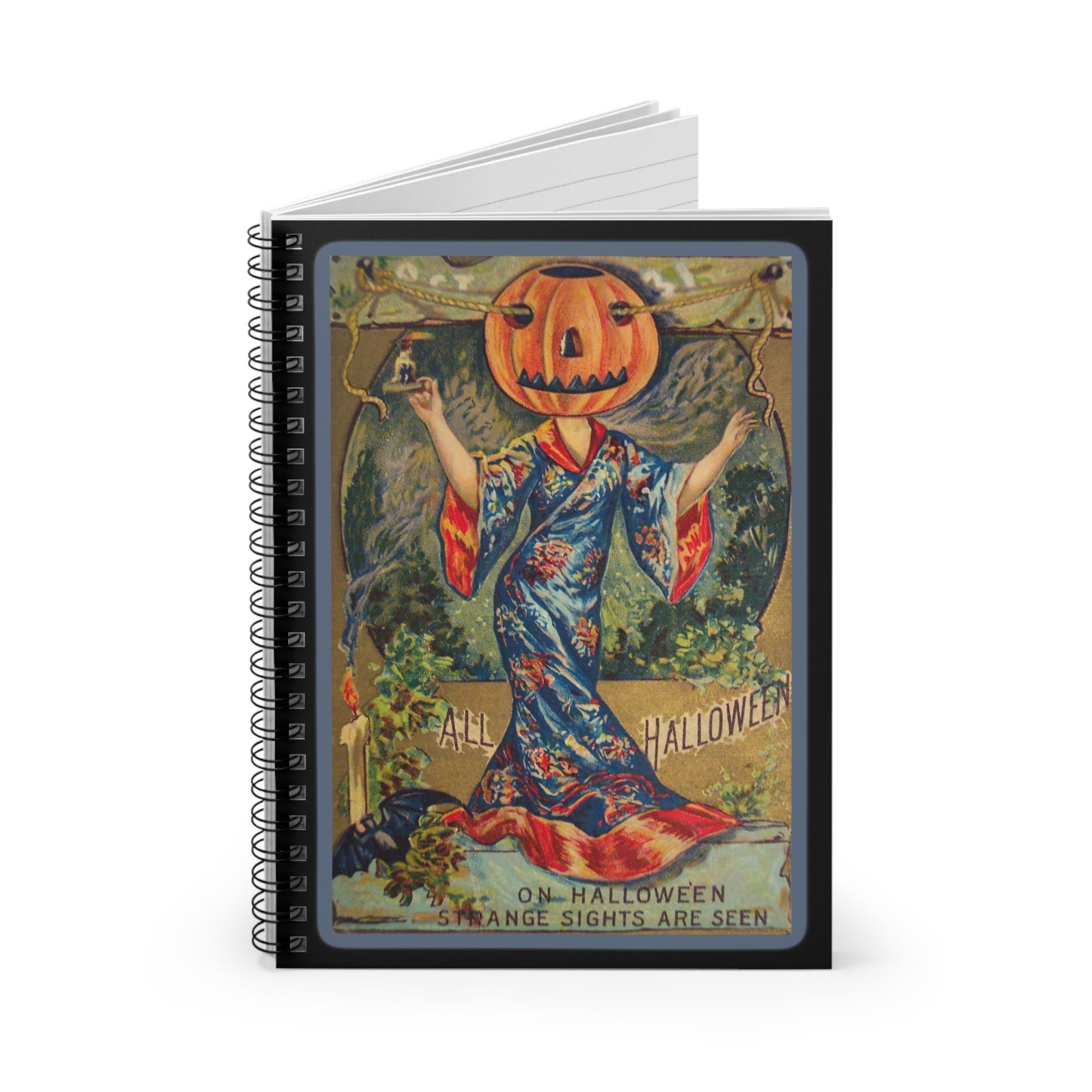 Spiral Notebook - Pumpkin head