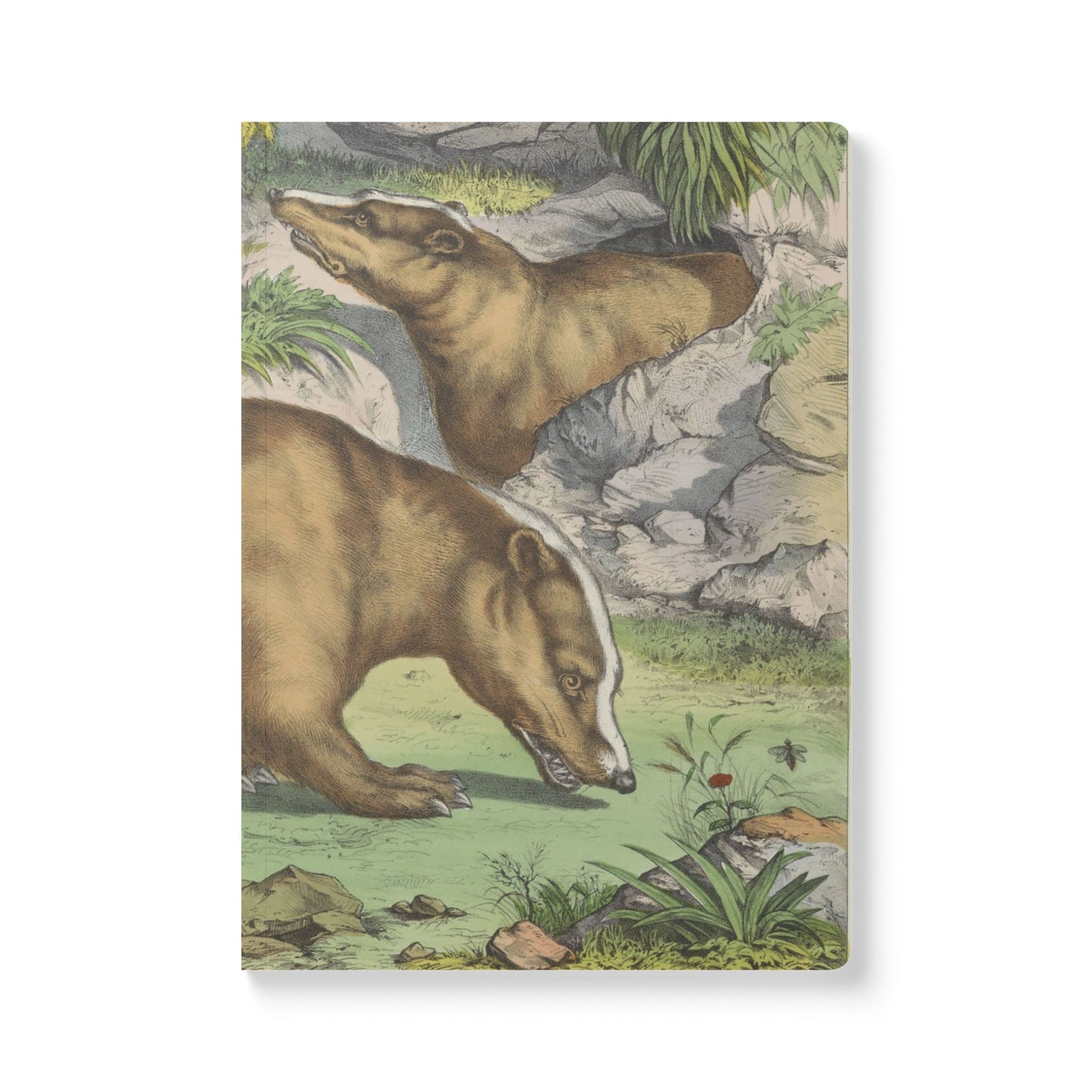 Softcover Journal - vintage badger