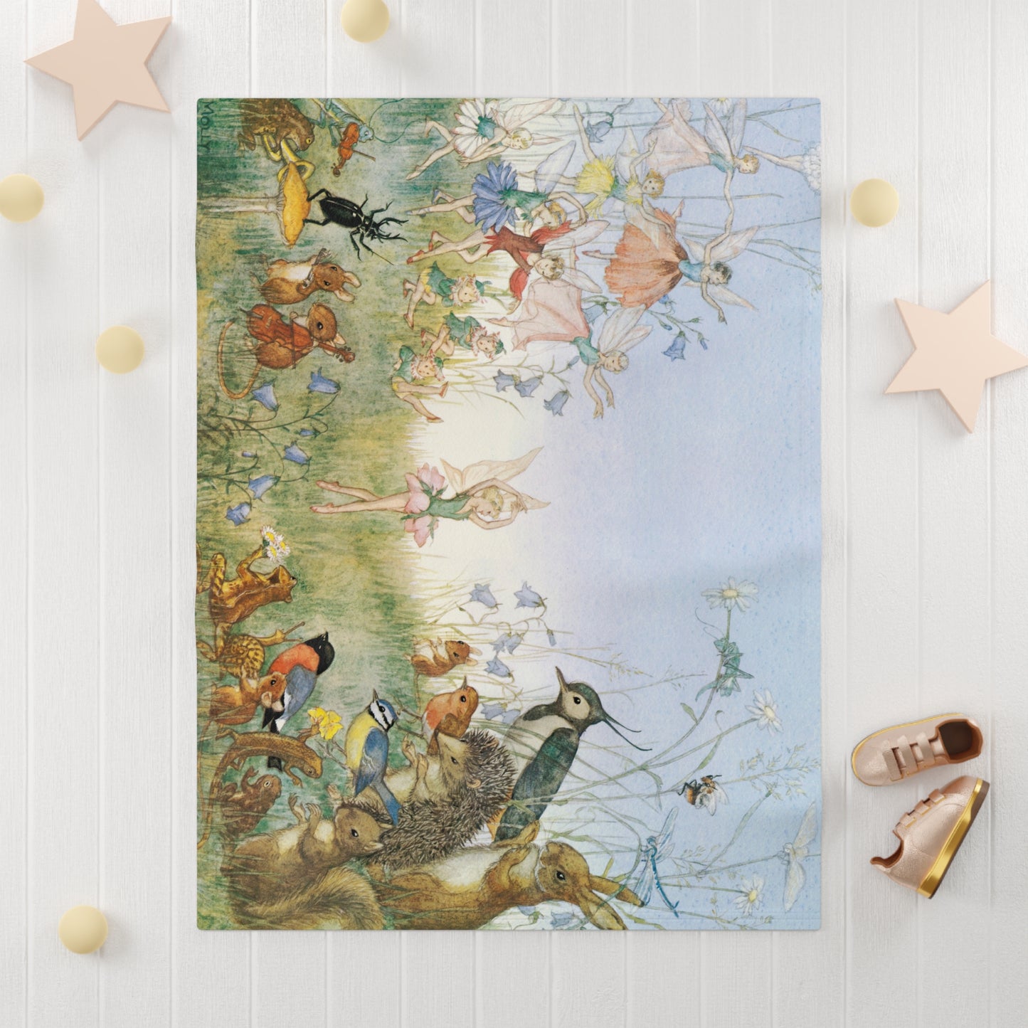 Enchanted Forest Baby Blanket - Soft fleece