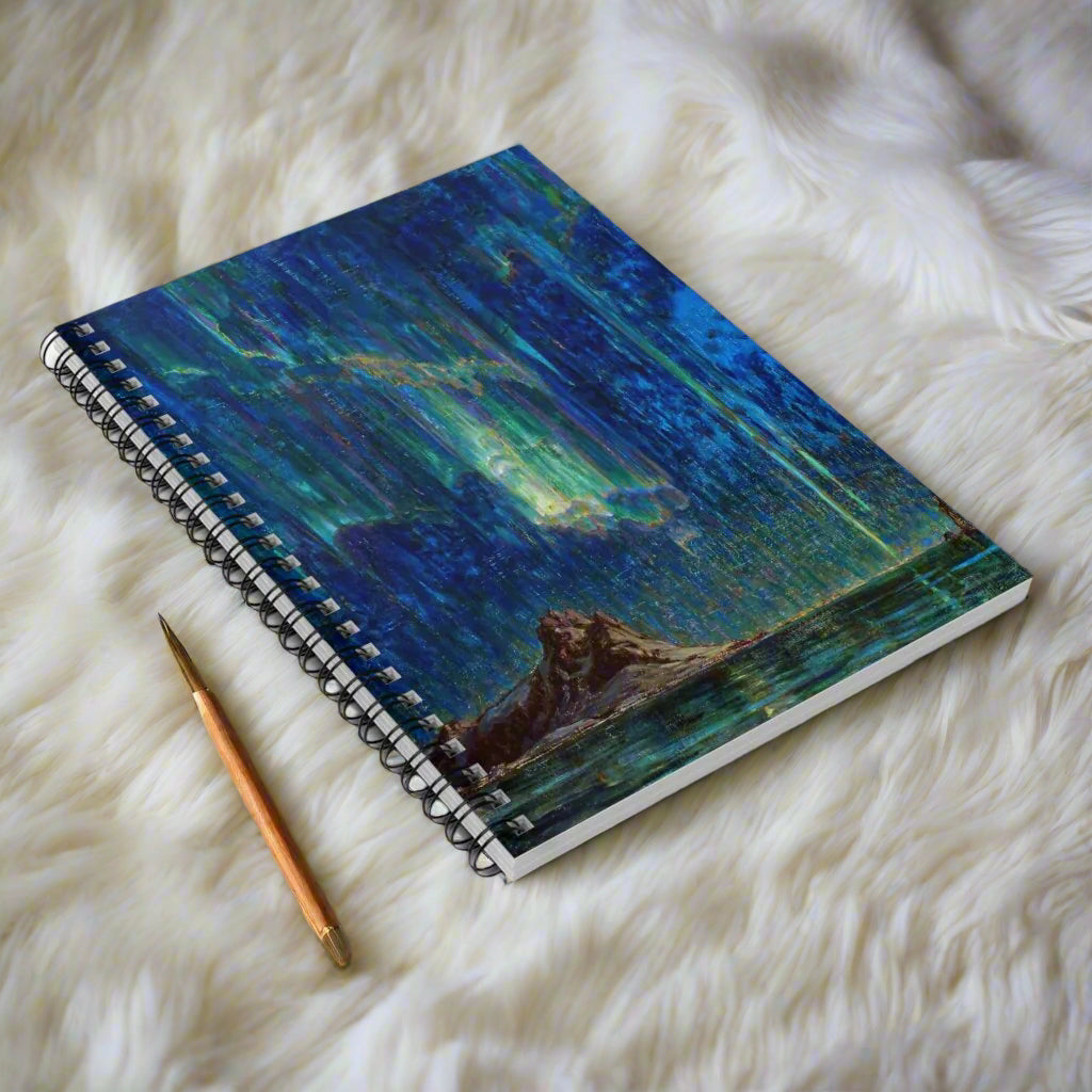 Spiral Notebook - Aurora borealis