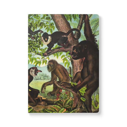 Softcover Journal - vintage monkey