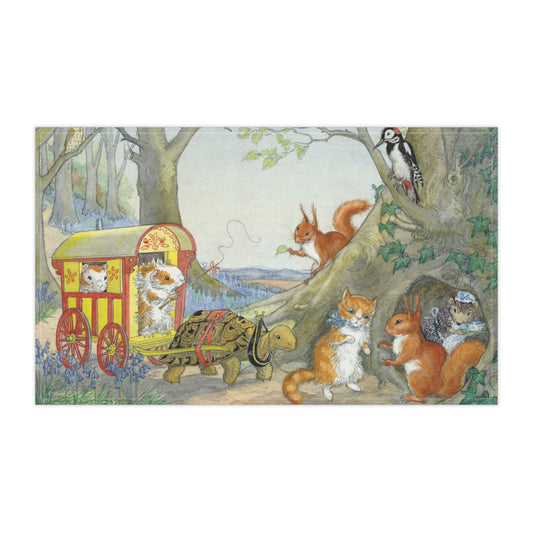 Caravan of Love Tea Towel