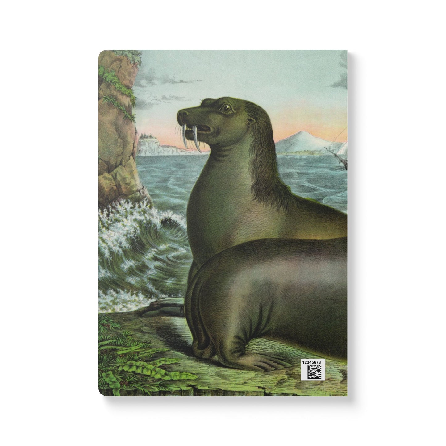 Softcover Journal - vintage seal