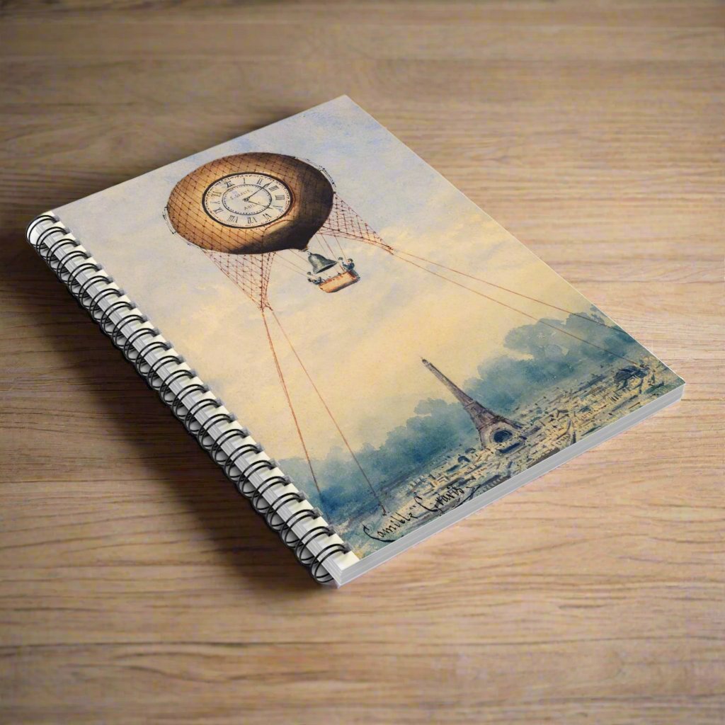 Spiral Notebook - Parisian balloon