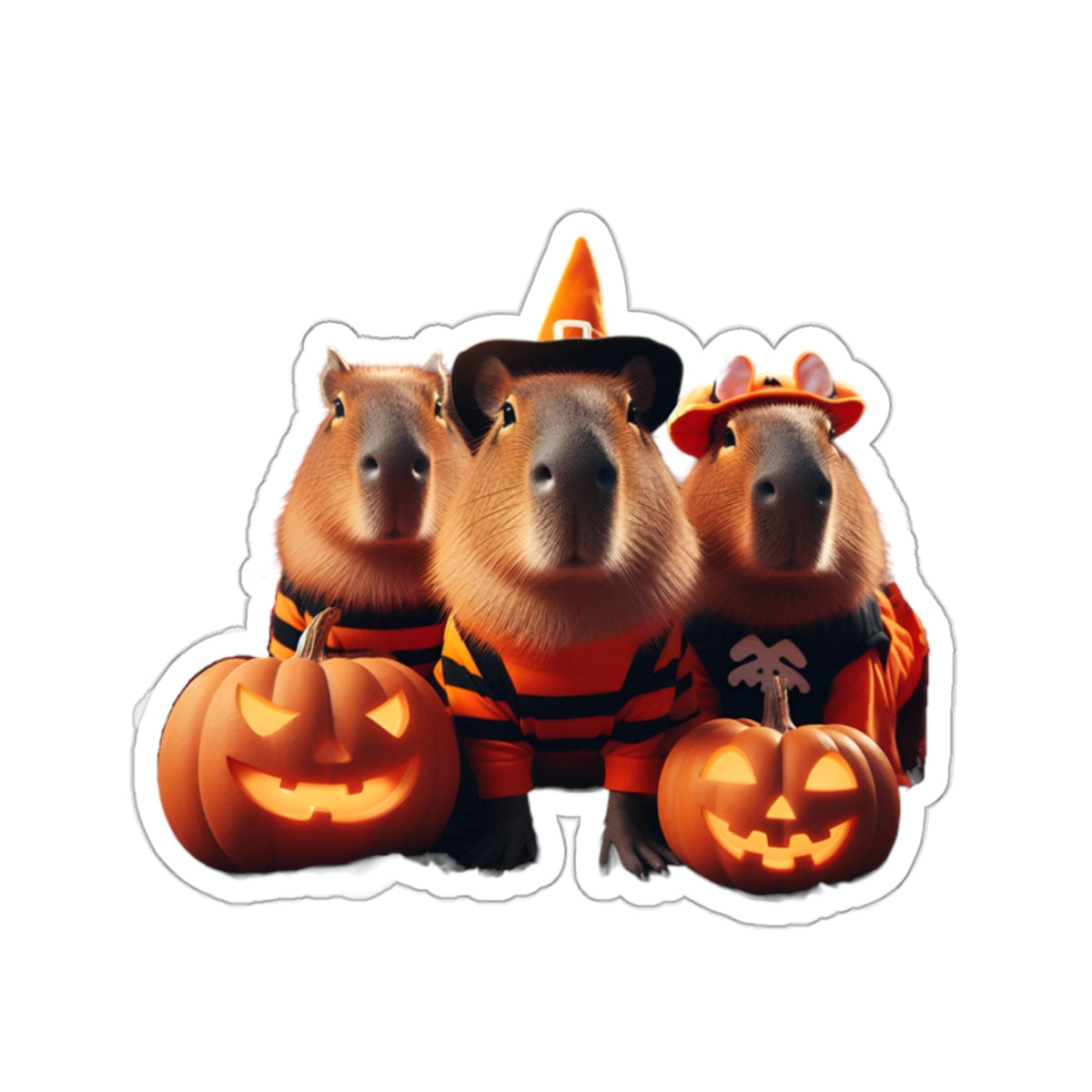 Stickers, Halloween capybara