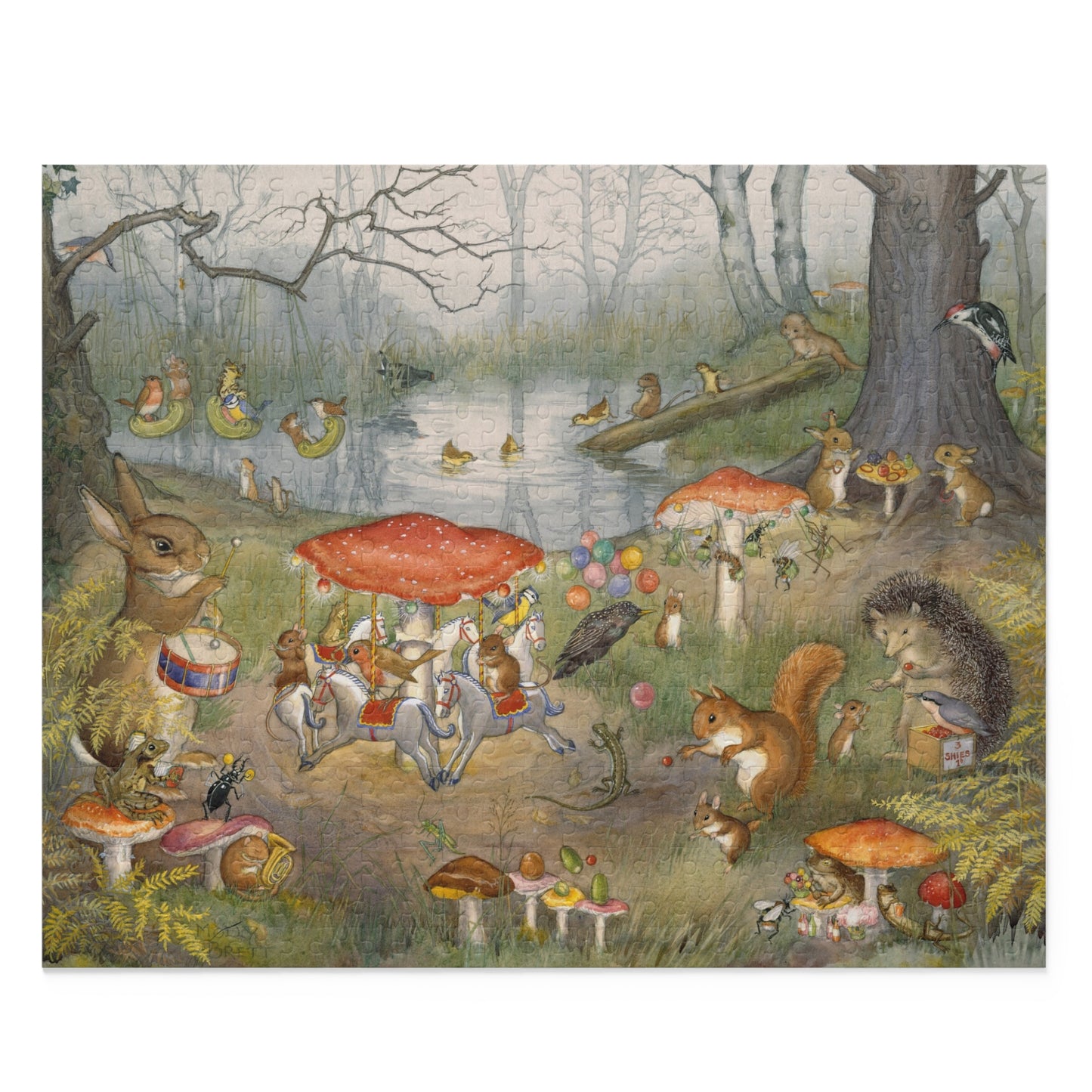 Toadstool Fair Jigsaw Puzzle