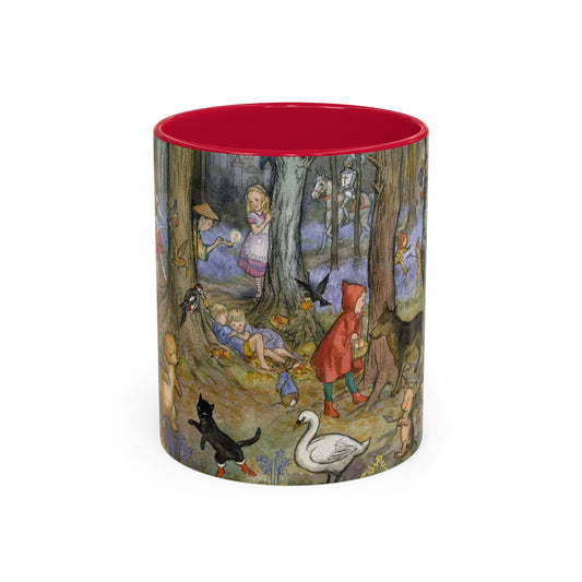 All the Fairy Stories Red Mug
