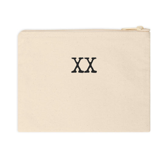 misc. miscellaneous XX chromosome woman feminist  funny illustration Victorian canvas zip bag pouch tote mini purse suitcase rucksack carry organize store storage office work home house lady woman funny humor cotton canvas gift present man 