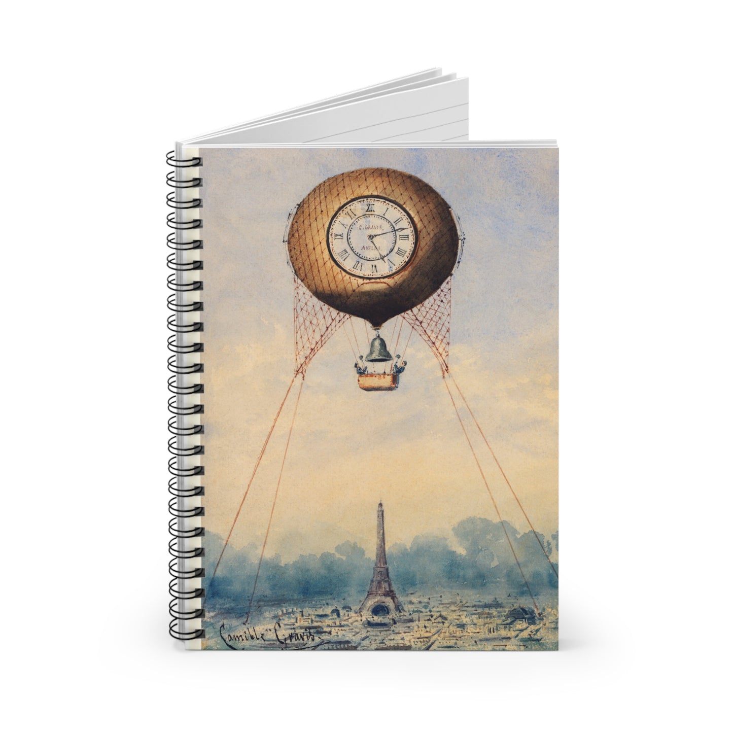 Spiral Notebook - Parisian balloon