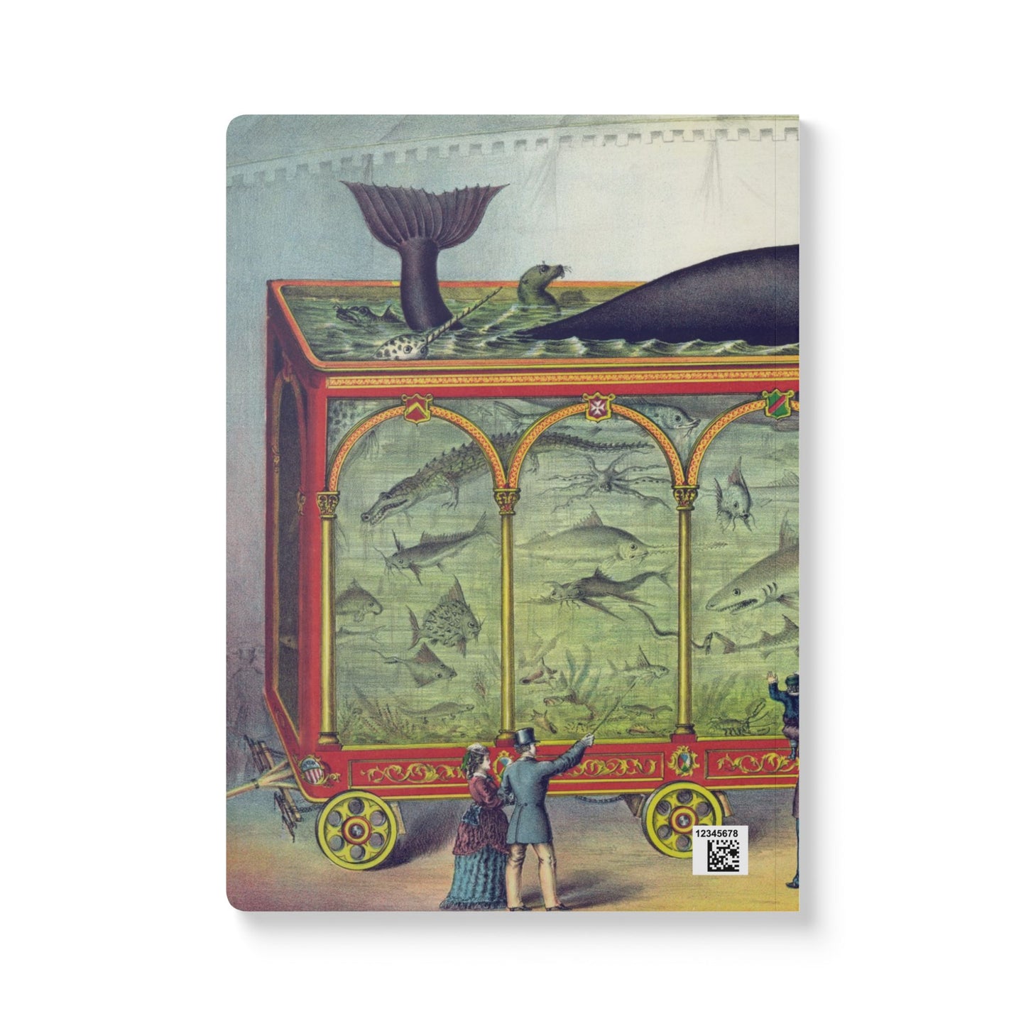 Softcover Journal - vintage whale tank