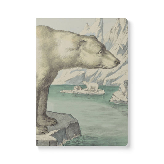 Softcover Journal - vintage polar bear