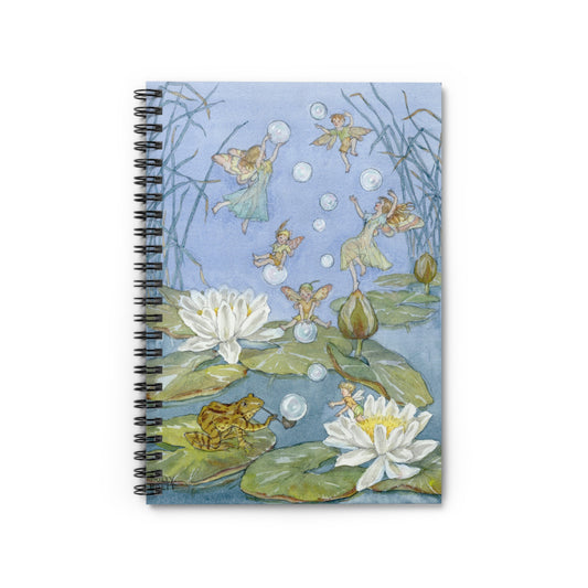 Spiral Notebook - Frog Bubbles
