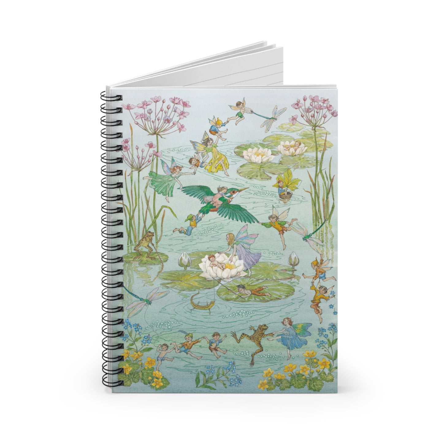 Spiral Notebook - Waterlily Fairies