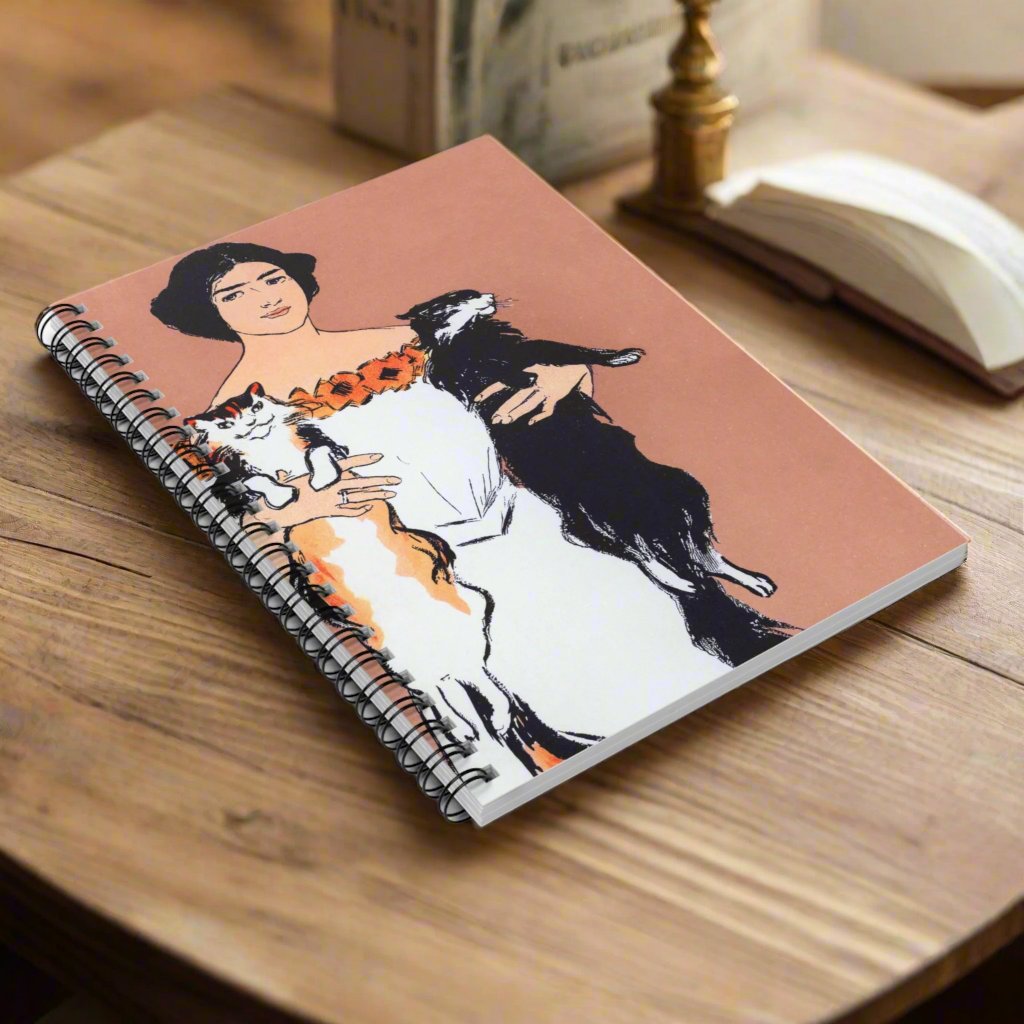 Spiral Notebook - Cat lady