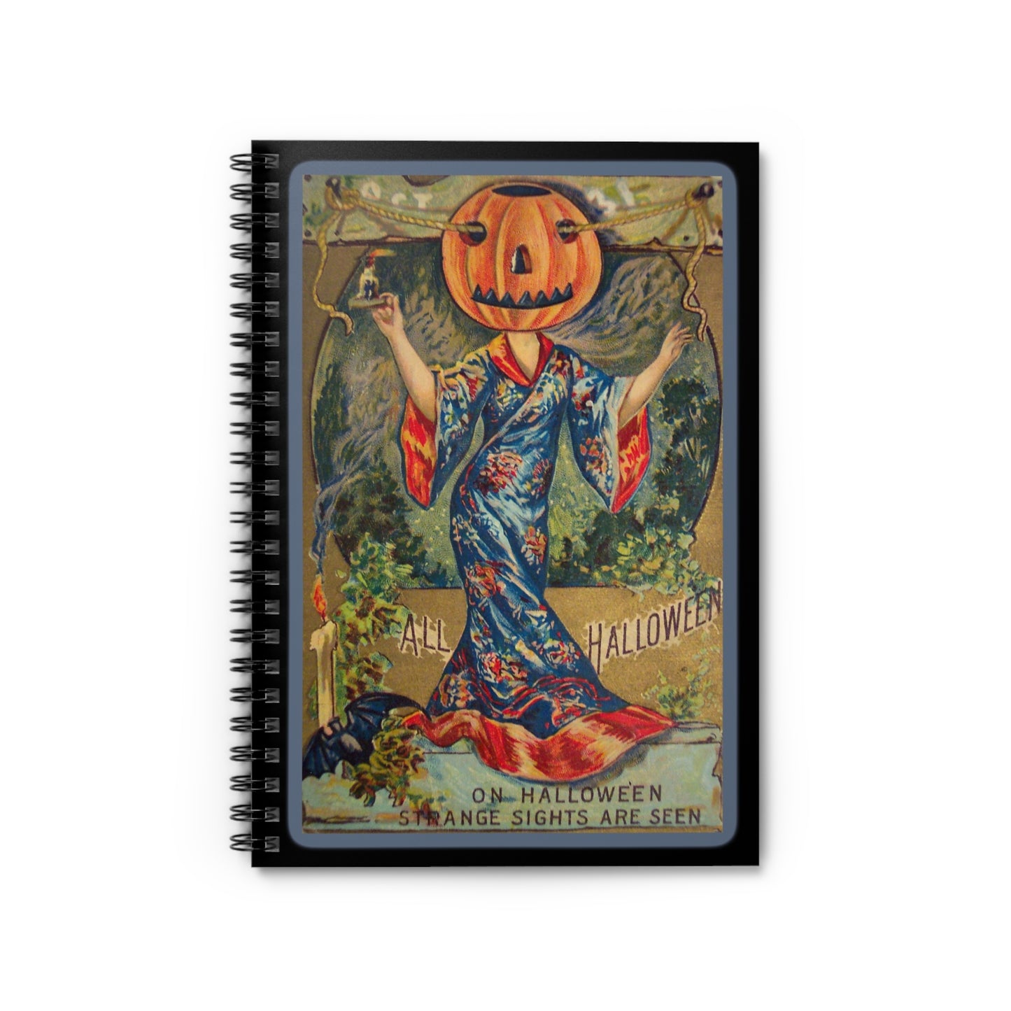 Spiral Notebook - Pumpkin head