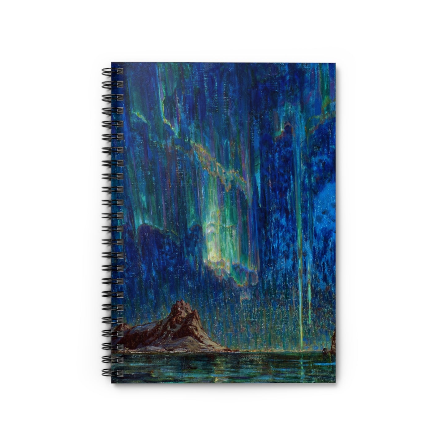 Spiral Notebook - Aurora borealis