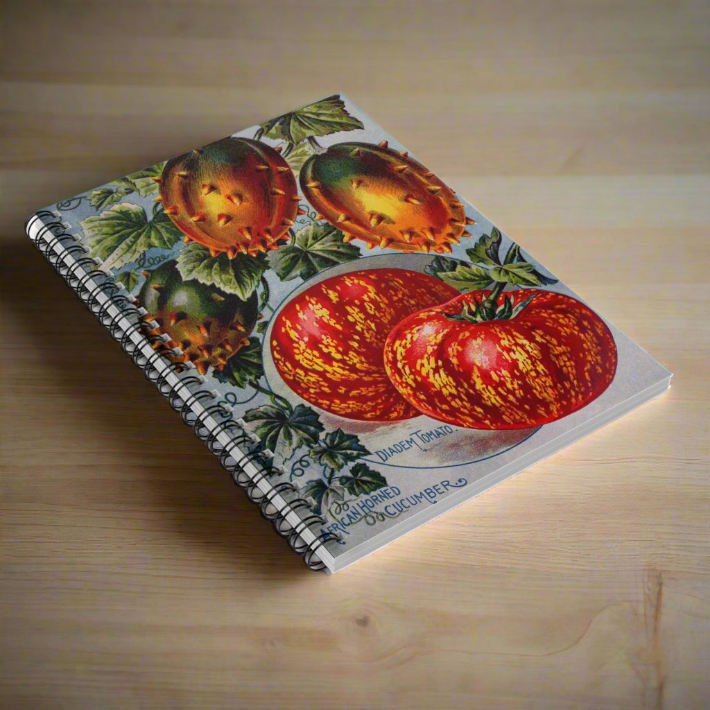 Spiral Notebook - African horned tomato