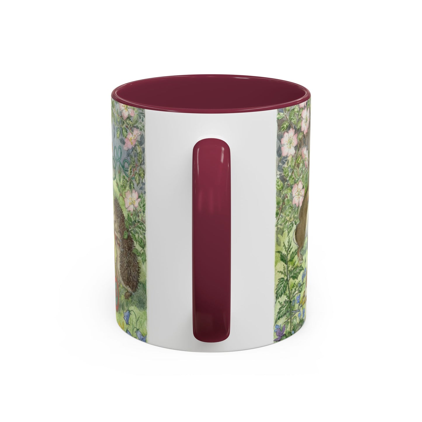 Summer Shower Maroon Mug