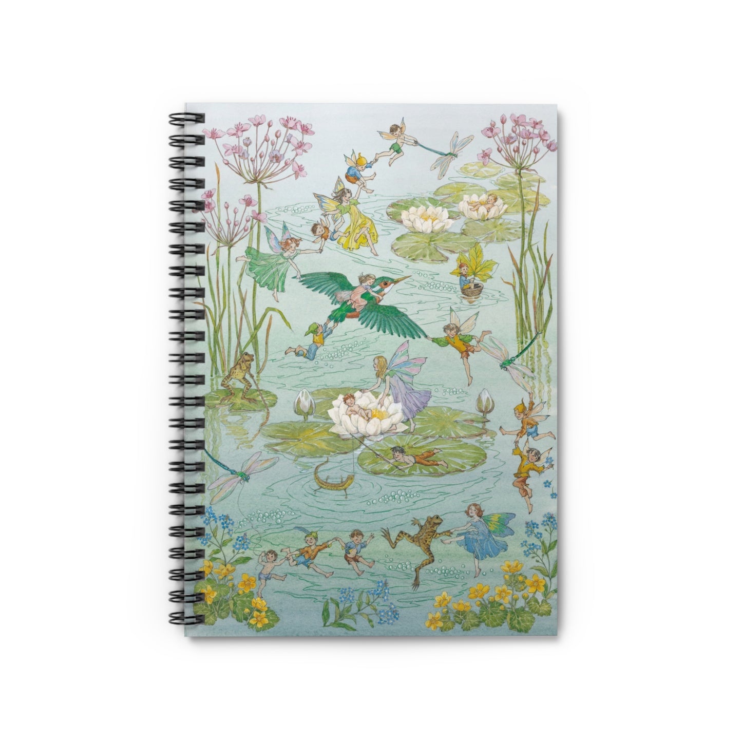 Spiral Notebook - Waterlily Fairies