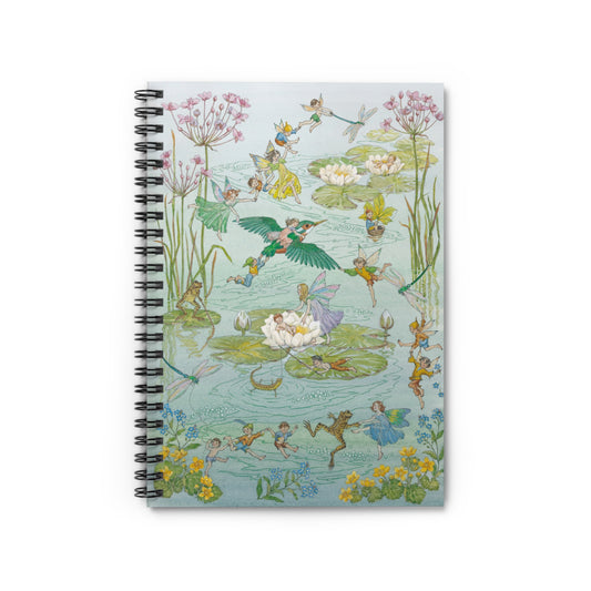 Spiral Notebook - Waterlily Fairies