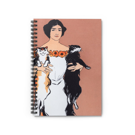 Spiral Notebook - Cat lady