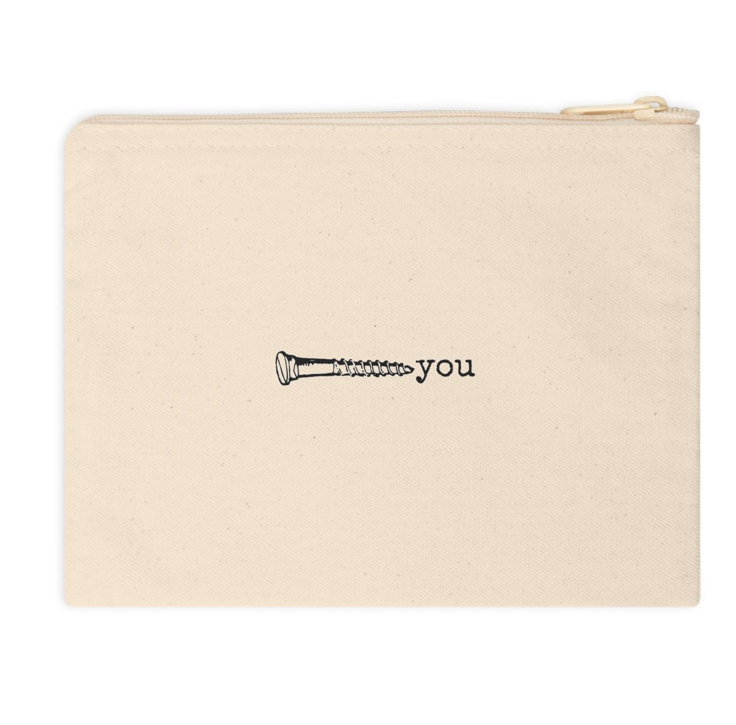 misc. miscellaneous screw you nail DIY garden home house shed garage man cave toolbox things funny illustration Victorian canvas zip bag pouch tote mini purse suitcase rucksack carry organize store storage office work home house lady woman funny humor cotton canvas gift present man 