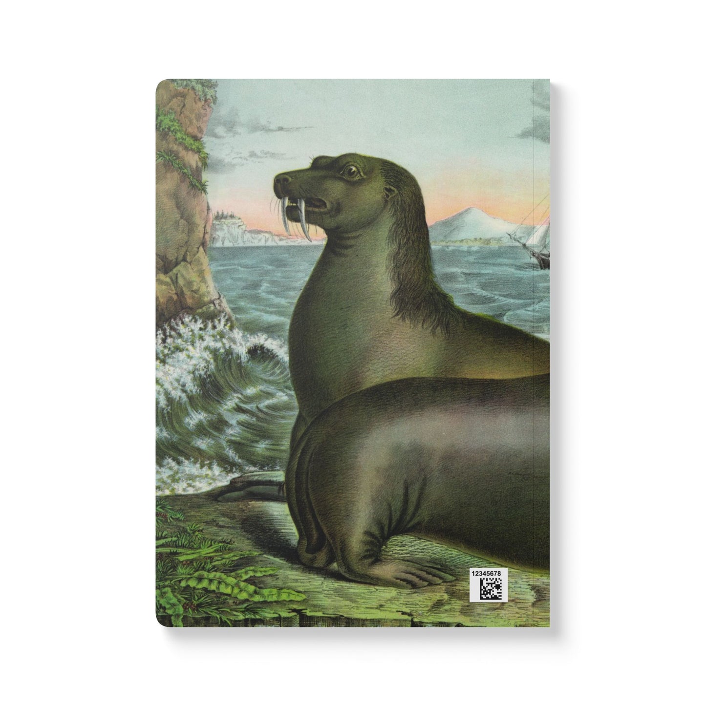 Softcover Journal - vintage seal