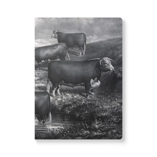 Copy of Softcover Journal - vintage cows