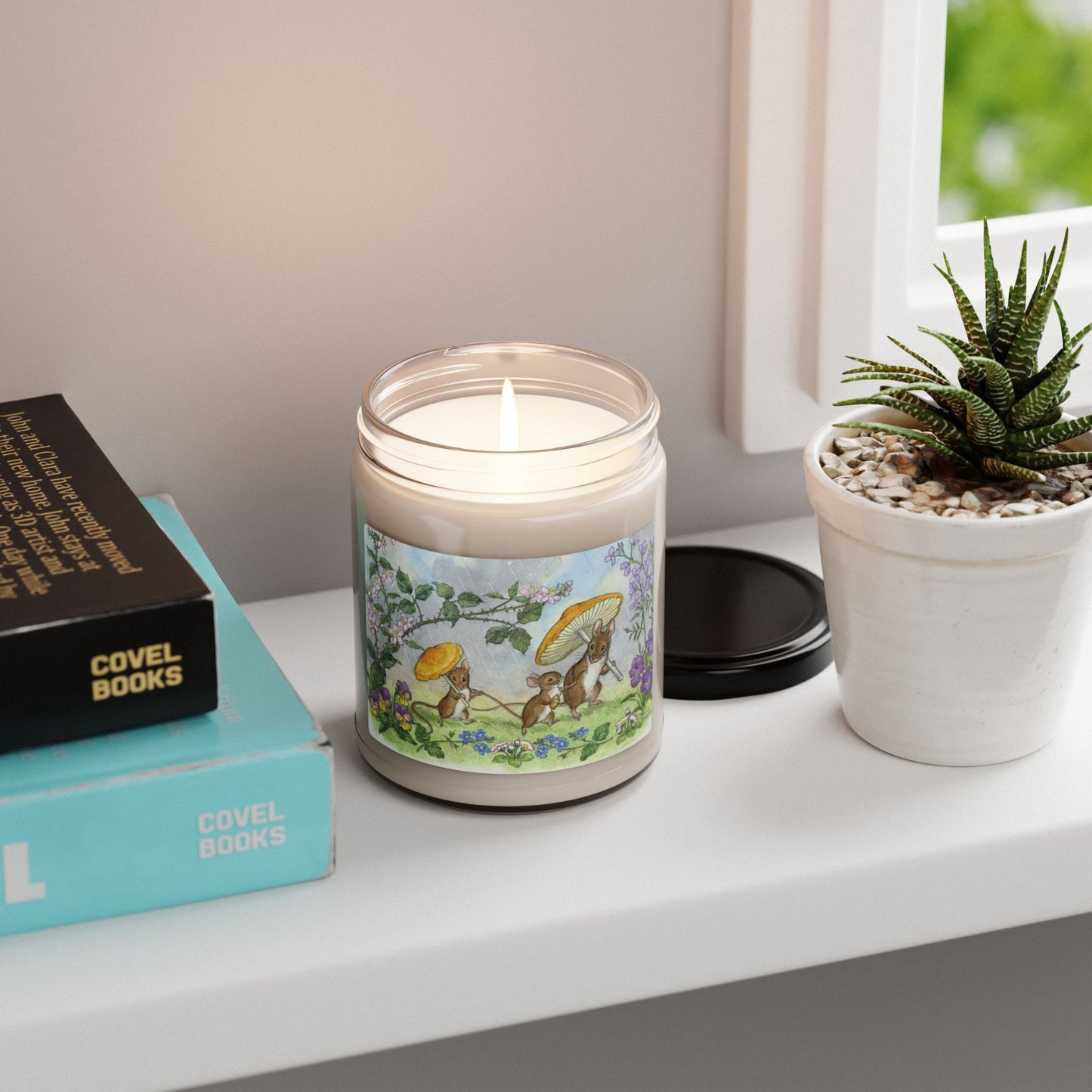 Rainy Day Mice Scented Soy Candle