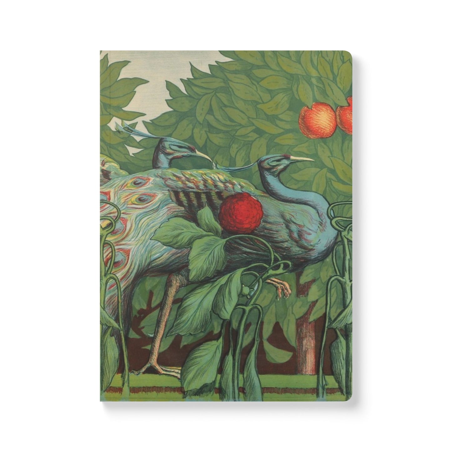 Softcover Journal - Peacocks