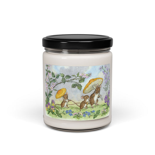 Rainy Day Mice Scented Soy Candle