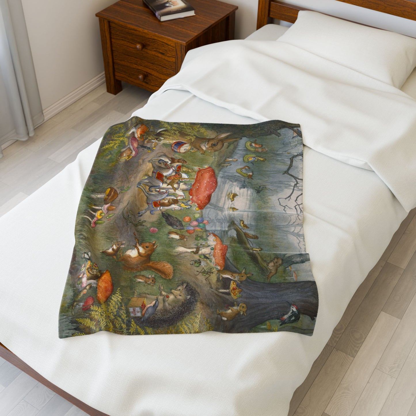 Toadstool Fair Plush Blanket