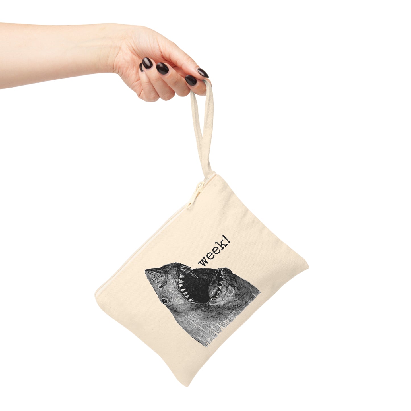 dear aunt flow rude period menstruate monthly tampon sanitary pad funny illustration Victorian canvas zip bag pouch tote mini purse suitcase rucksack carry organize store storage office work home house lady woman funny humor cotton canvas gift present 