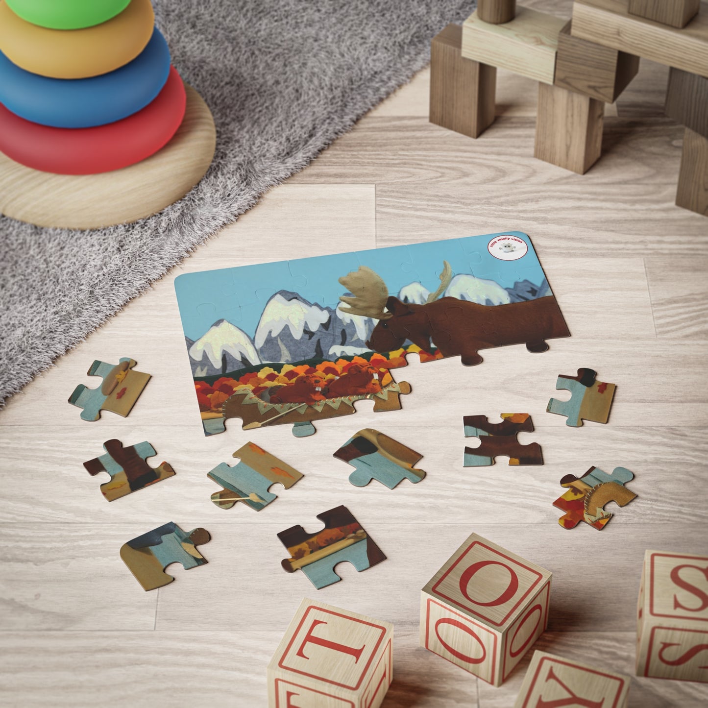 Kids' Puzzle, 30 Piece - Row, Row, Row Your Boat