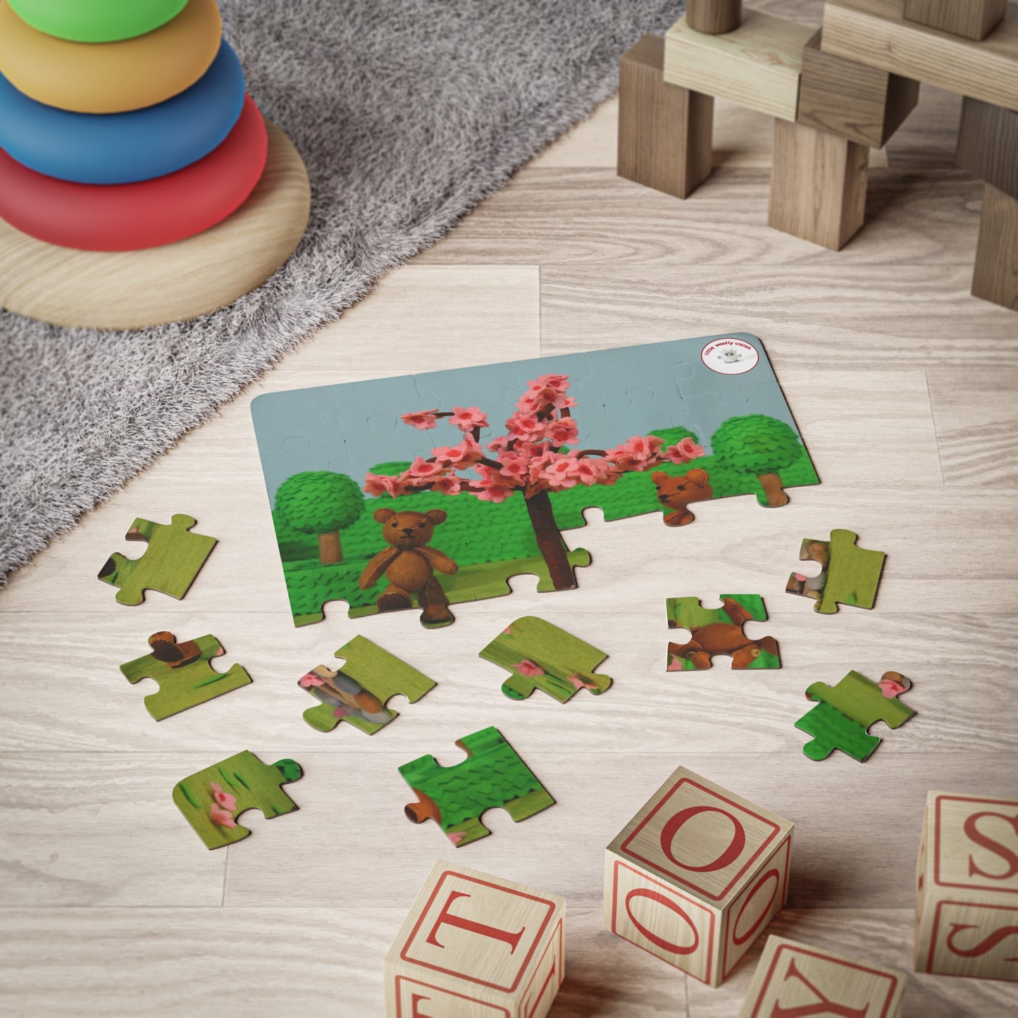 Kids' Puzzle, 30 Piece - Round and Round the Garden