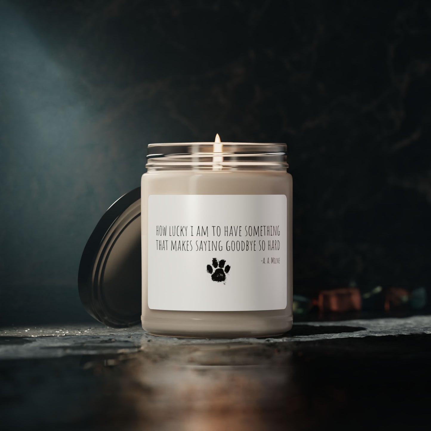 Scented Soy Candle - How lucky I am