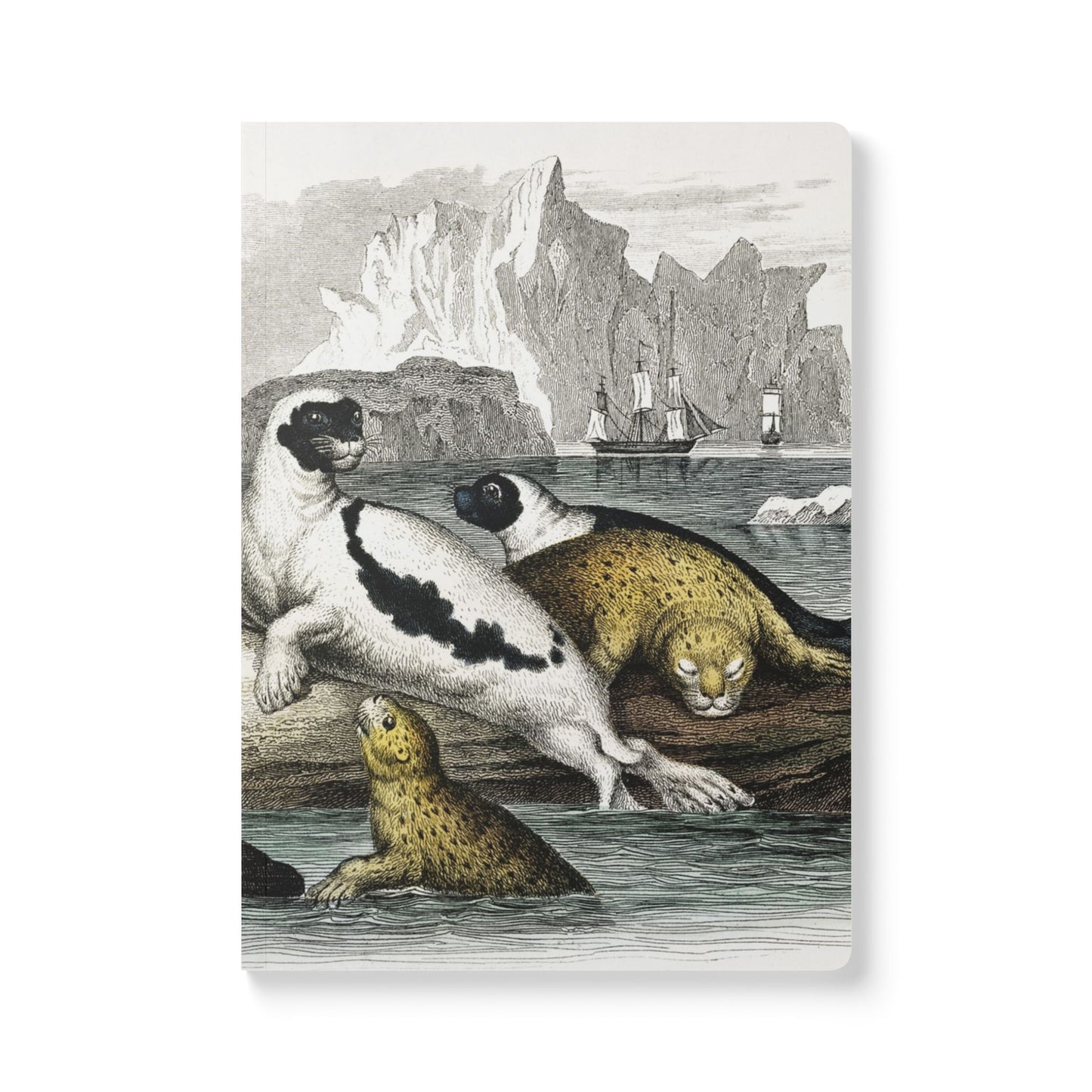 Softcover Journal - Boats and Seals