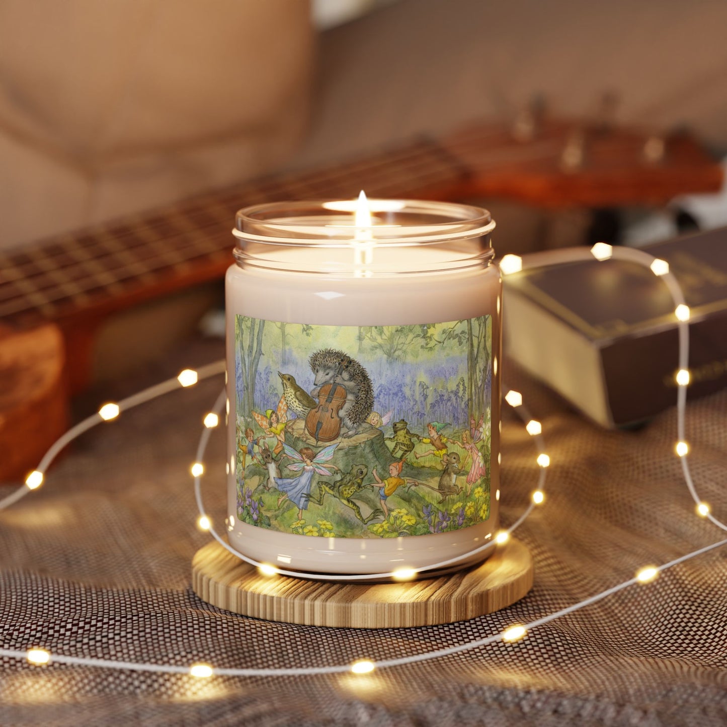Musical Hedgehog Scented Soy Candle