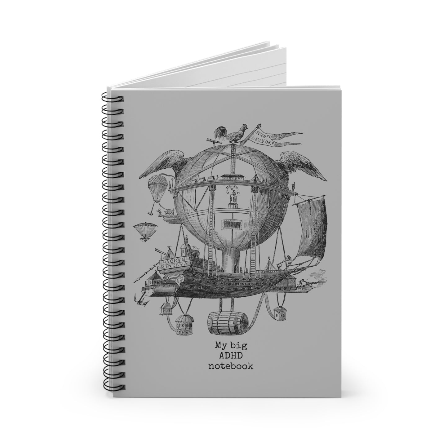 Spiral Notebook - My big ADHD notebook